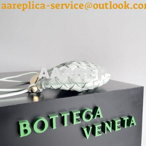 Replica Bottega Veneta BV Mini Sardine in Lambskin 744267 Glacier 3