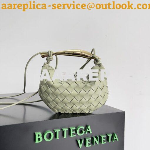 Replica Bottega Veneta BV Mini Sardine in Lambskin 744267 Travertine