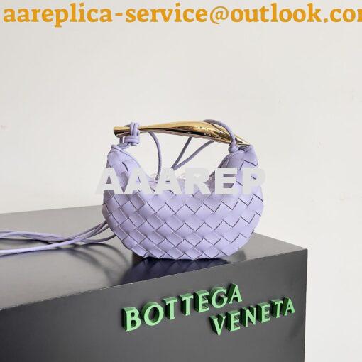 Replica Bottega Veneta BV Mini Sardine in Lambskin 744267 Amethyst