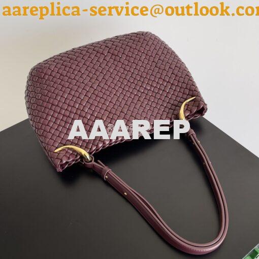 Replica Bottega Veneta BV Medium Clicker Shoulder Bag in Barolo Padded 2