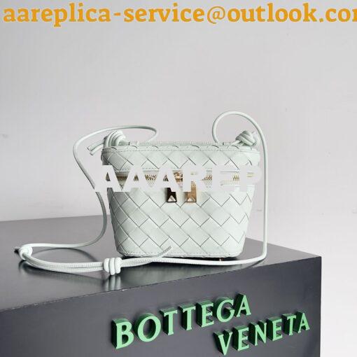 Replica Bottega Veneta BV Mini Intrecciato Vanity Case with Cross-Body