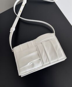 Replica Bottega Veneta BV Mini Cassette white Cross-Body Bag 731243 2