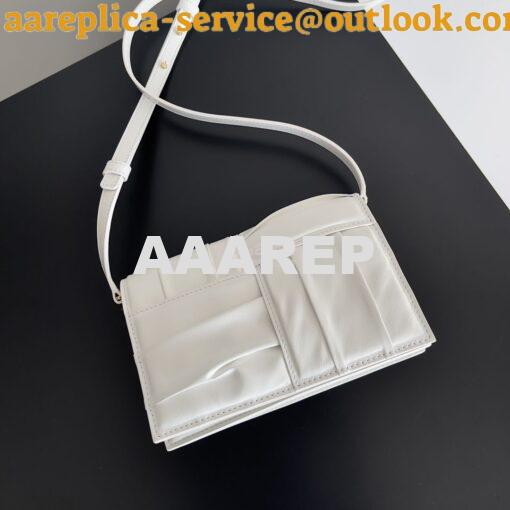 Replica Bottega Veneta BV Mini Cassette white Cross-Body Bag 731243 2