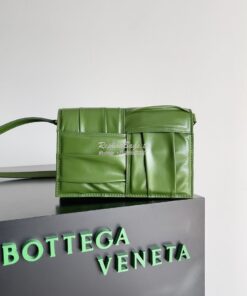 Replica Bottega Veneta BV Mini Cassette Cross-Body Bag 731243 avocado