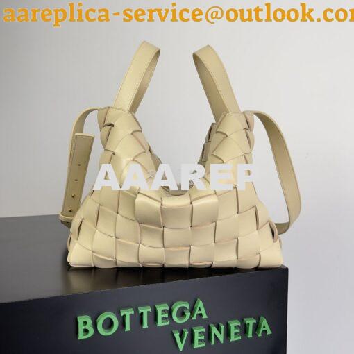 Replica Bottega Veneta BV Cassette Bowling Intrecciato porridge Leathe