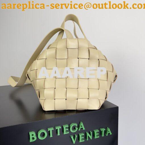 Replica Bottega Veneta BV Cassette Bowling Intrecciato porridge Leathe 2