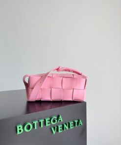 Replica Bottega Veneta BV Small Brick Cassette Bag 729166 lady pink 2