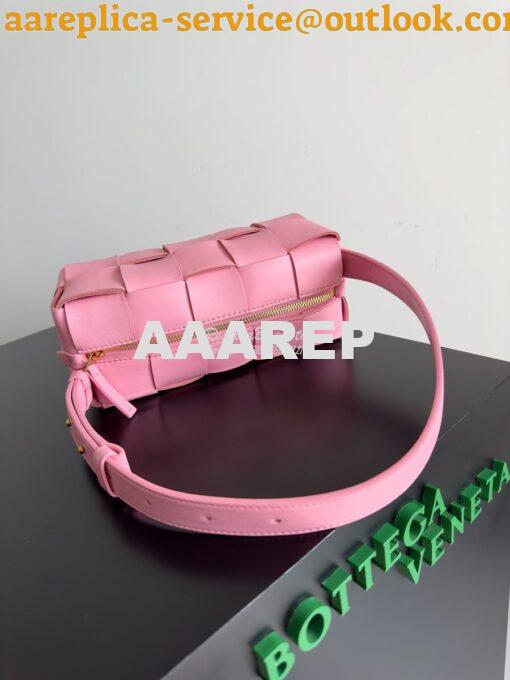 Replica Bottega Veneta BV Small Brick Cassette Bag 729166 lady pink 4