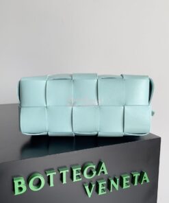 Replica Bottega Veneta BV Small Brick Cassette Bag 729166 tiffany blue 2