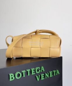 Replica Bottega Veneta BV Small Brick Cassette Bag 729166 almond 2