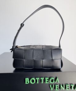 Replica Bottega Veneta BV Small Brick Cassette Bag 729166 black