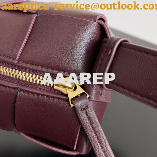 Replica Bottega Veneta BV Small Brick Cassette Bag 729166 wine red 6