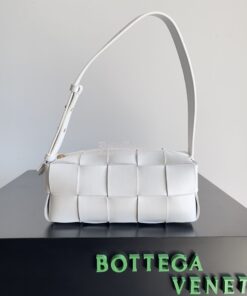 Replica Bottega Veneta BV Small Brick Cassette Bag 729166 white