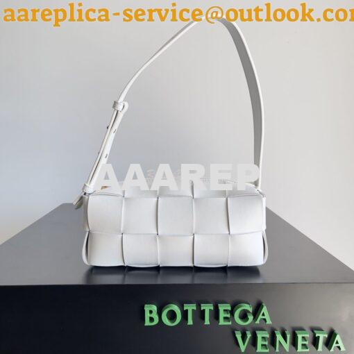 Replica Bottega Veneta BV Small Brick Cassette Bag 729166 white