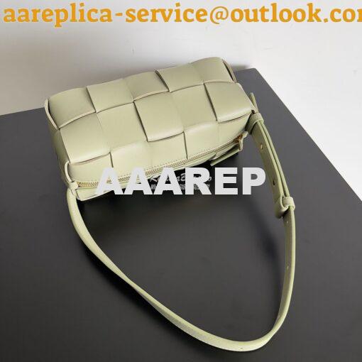 Replica Bottega Veneta BV Small Brick Cassette Bag 729166 light green 6