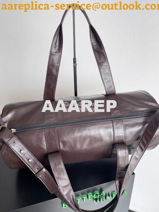 Replica Bottega Veneta BV Gym Bag 731192 Choco color 2