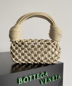 Replica Bottega Veneta BV Double Knot Top Handle Bag 717151 beige