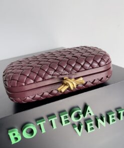 Replica Bottega Veneta BV Knot Minaudière clutch soft padded Intreccio 2