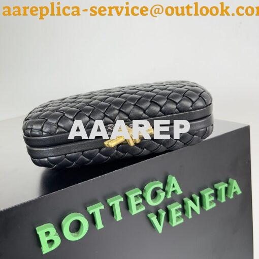 Replica Bottega Veneta BV Knot Minaudière clutch soft padded Intreccio 2