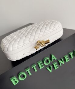 Replica Bottega Veneta BV Knot Minaudière clutch soft padded Intreccio 2