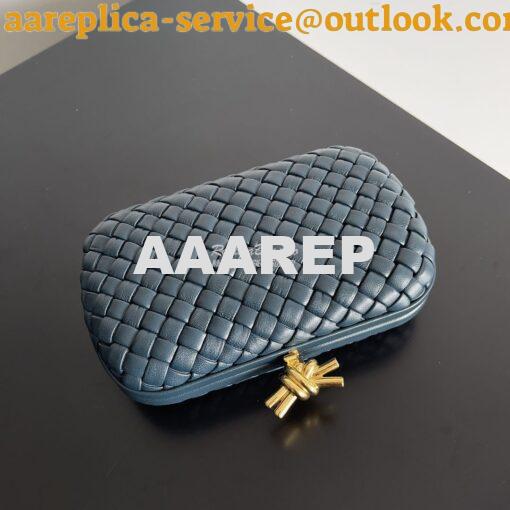 Replica Bottega Veneta BV Knot Minaudière clutch soft padded Intreccio 5