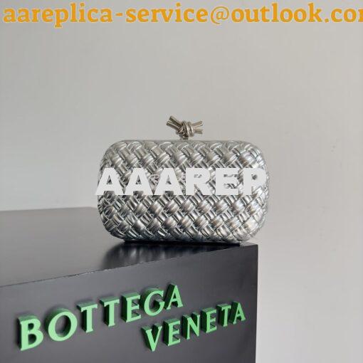 Replica Bottega Veneta BV Knot Foulard intreccio leather minaudiere 71