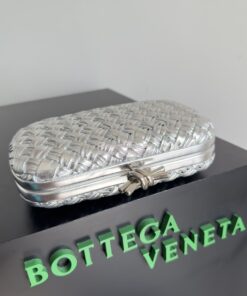 Replica Bottega Veneta BV Knot Foulard intreccio leather minaudiere 71 2