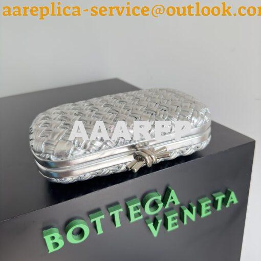 Replica Bottega Veneta BV Knot Foulard intreccio leather minaudiere 71 2