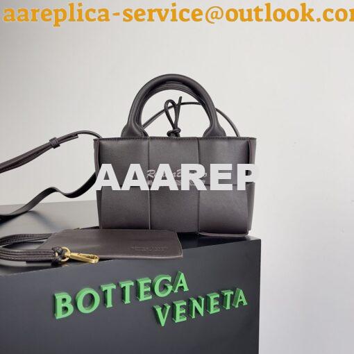 Replica Bottega Veneta BV Candy Arco Tote Bag 729029 chocolate