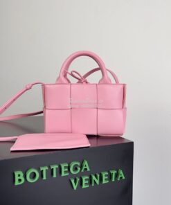 Replica Bottega Veneta BV Candy Arco Tote Bag 729029 pink