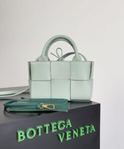 Replica Bottega Veneta BV Candy Arco Tote Bag 729029 light green