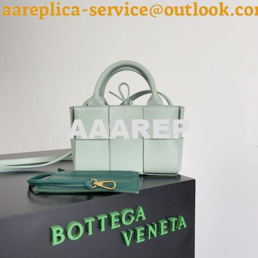 Replica Bottega Veneta BV Candy Arco Tote Bag 729029 light green