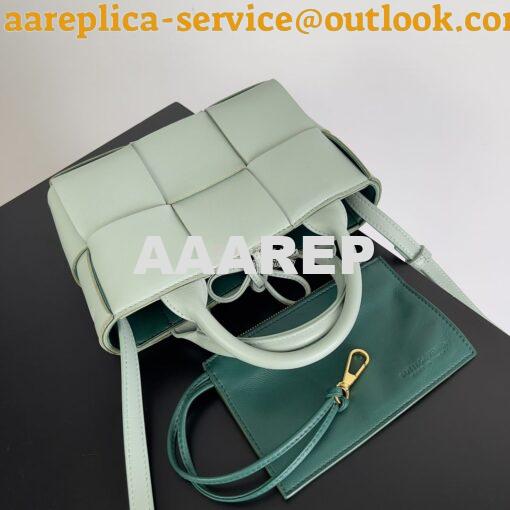 Replica Bottega Veneta BV Candy Arco Tote Bag 729029 light green 9