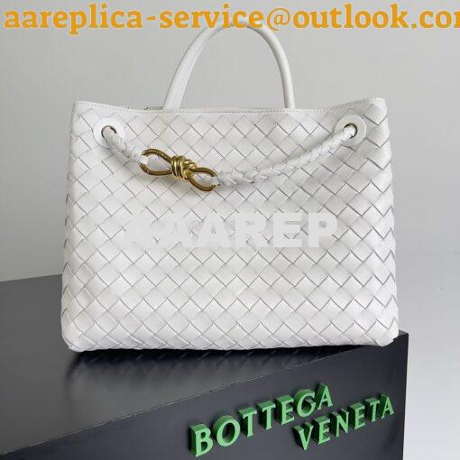 Replica Bottega Veneta BV Medium Andiamo 743572 white