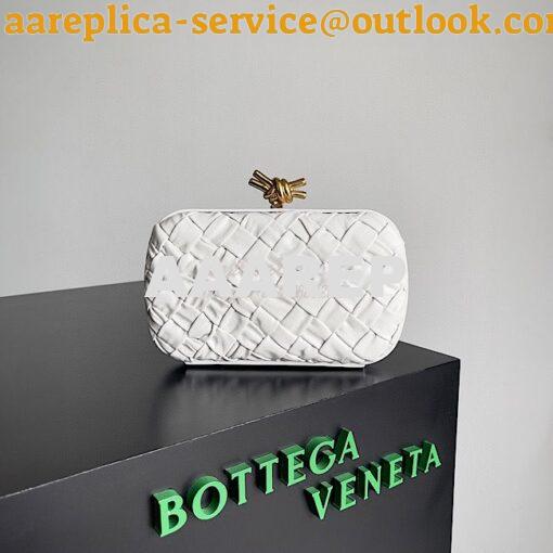 Replica Bottega Veneta BV Knot Foulard intreccio leather minaudiere 71