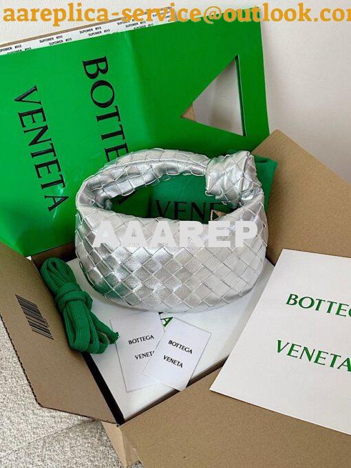 Replica Bottega Veneta BV Mini Jodie 609409 Metallic Silver