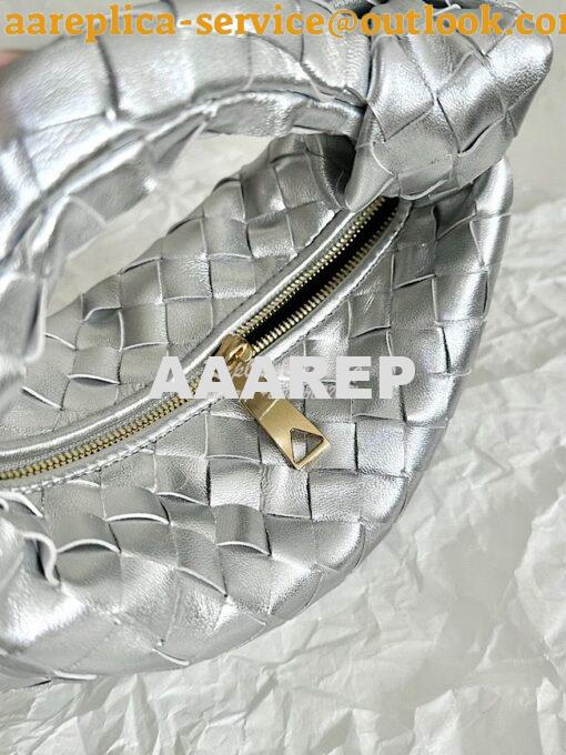 Replica Bottega Veneta BV Mini Jodie 609409 Metallic Silver 6