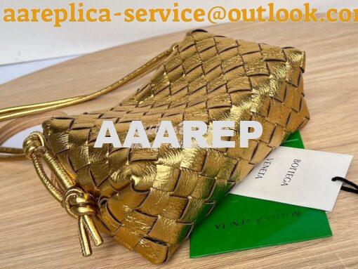 Replica Bottega Veneta BV Loop Mini Intrecciato Lambskin Leather Cross 5