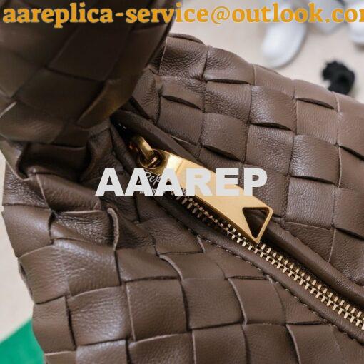 Replica Bottega Veneta BV Teen Jodie 690225 Taupe Grey 8