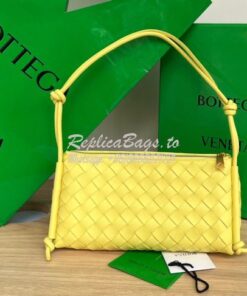 Replica Bottega Veneta BV Pouch On Strap 701025 Yellow