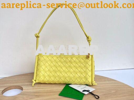 Replica Bottega Veneta BV Pouch On Strap 701025 Yellow 2