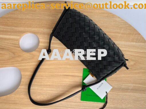 Replica Bottega Veneta BV Pouch On Strap 701025 Black 5