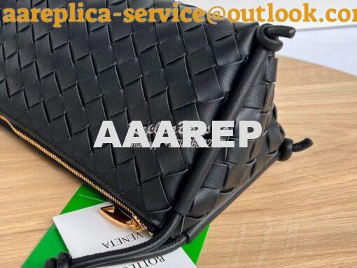 Replica Bottega Veneta BV Pouch On Strap 701025 Black 6