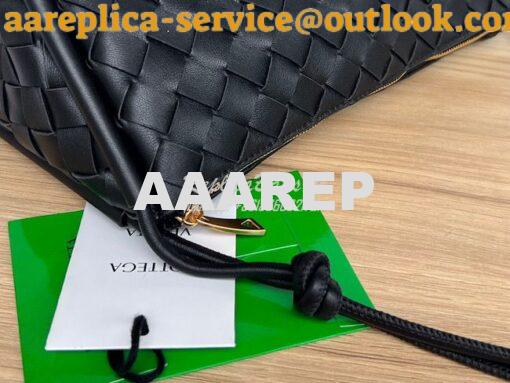 Replica Bottega Veneta BV Pouch On Strap 701025 Black 10