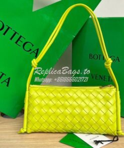 Replica Bottega Veneta BV Pouch On Strap 701025 Acid kiwi