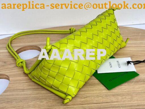 Replica Bottega Veneta BV Pouch On Strap 701025 Acid kiwi 4