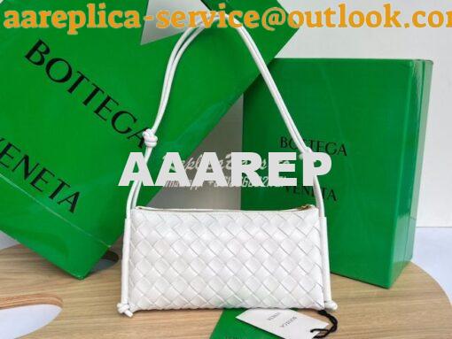 Replica Bottega Veneta BV Pouch On Strap 701025 White