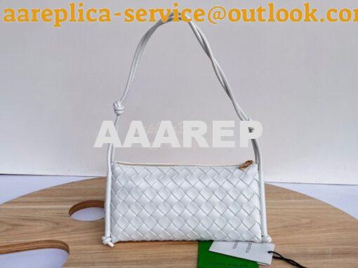 Replica Bottega Veneta BV Pouch On Strap 701025 White 2