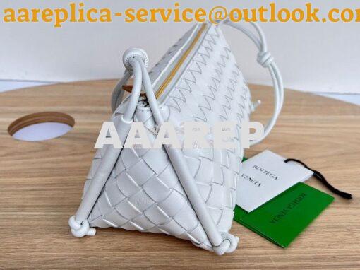 Replica Bottega Veneta BV Pouch On Strap 701025 White 3