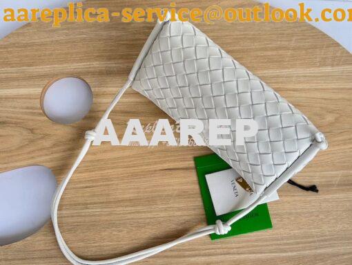 Replica Bottega Veneta BV Pouch On Strap 701025 White 5